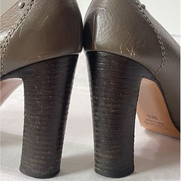Chloé Size 38 1/2 Loafer High Pumps - Picture 9 of 10